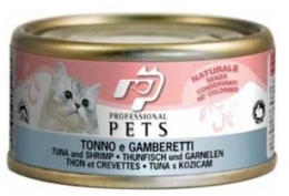 Professional Pets Naturale Cat konzerva tuňák a krevety 70g