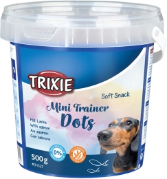 Soft Snack Mini Trainer Dots, miniválečky s lososem, 500g kyblík