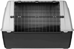 Transportní box JOURNEY, M: 88 x 58 x 51 cm, černá/šedá