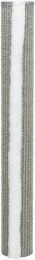 Sloupek se sisalovým kobercem, ø 9 × 68 cm, šedá