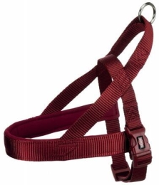 Postroj PREMIUM COMFORT 30-50cm/25mm  (S-M), burgund - DOPRODEJ