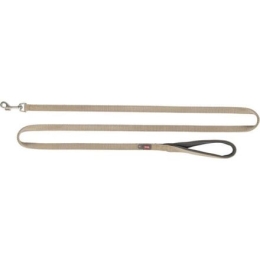 Vodítko PREMIUM extra dlouhé, písková, M-L: 1,80 m/20 mm