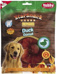 Nobby StarSnack BBQ Duck Donut pamlsky pro psy 220 g/2 ks