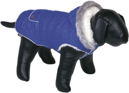 Nobby POLAR obleček pro psa s kapucí 26cm ocelově modrá