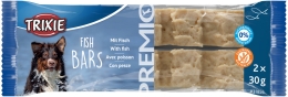 PREMIO Fish Bars, žvýkací pamlsek se 79% rybího masa, 2 x 30g