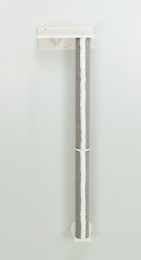 Lezecký set na stěnu 1, 2 x sisal sloupek, 35 x 150 x 25 cm, bílá/šedá