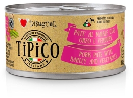 Disugual Tipico Dog Vepřové, ječmen a zelenina konzerva 150g