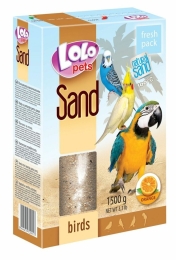 LOLOpets pomerančový písek pro ptáky 1500 g