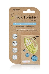 Tick Twister ClipBox 3ks - vytahovač na klíšťata v pouzdře, plast/silikon