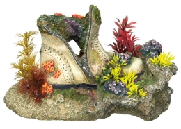 Nobby akvarijní dekorace bota s korály 23,5x13,5x13cm