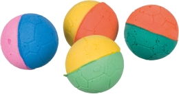 Míčky mechová guma různobarevné 4,3 cm bal. 4ks