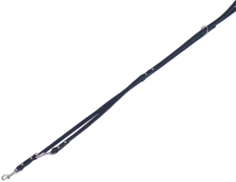 Nobby kožené přepínací vodítko TABIL vel. L-XL 2m / 18mm černá