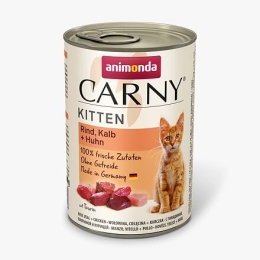 ANIMONDA konzerva CARNY Kitten - telecí + kuřecí + krůta  400g