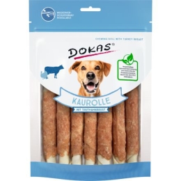 Dokas - Tyčinky z hovězí kůže obalené krůtím masem 190 g