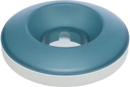 Rocking Bowl, houpací miska k pomalému krmení, 0,5 l/ø 23 cm, plastic, šedá/modrá