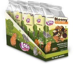 LOLOPets BLOOMY zeleninové chipsy pro hlodavce 100 g