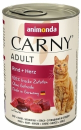 ANIMONDA konzerva CARNY Adult - hovězí, srdce 400g