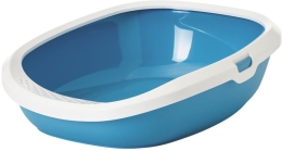 Savic Gizmo M toaleta pro kočky modrá 44 x 35,5 12,5 cm