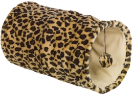 Nobby LEOPARD tunel pro kočky leopardí vzor 25x50cm