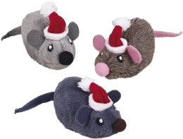 Nobby ToyBox Vánoční myšky Matatabi 30ks 8 cm