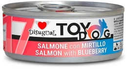 Disugual TOYDOG 17 Single Protein konzerva losos s borůvkou 85g