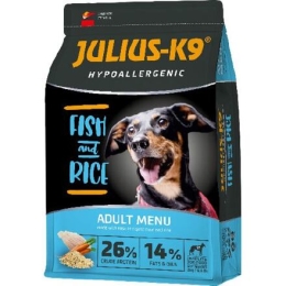 JULIUS K-9 HighPremium 3kg ADULT Hypoallergenic FISH&Rice