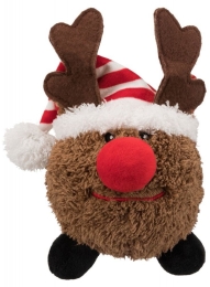 Vánoční plyšový míček Santa Claus/Sob/Sněhulák 18–29 cm