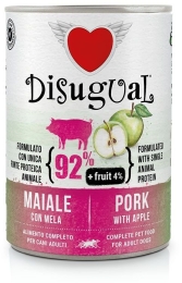 Disugual Fruit Dog Single Protein Vepřové s jablkem konzerva 400g