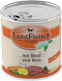 Landfleisch Dog Classic hovězí s rýží, dietní 800g