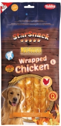Nobby StarSnack BBQ Wrapped buvolí tyčky bílé s kuřecím 25cm 375g