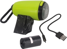 Nobby zásobník na sáčky s baterkou Blinky zelená 1ks