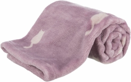 LILLY plyšová deka, 70 x 50 cm, starorůžová
