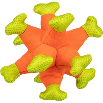 Aqua Toy mořský ježek, plovoucí hračka do vody, 24 cm, oranžová/zelená