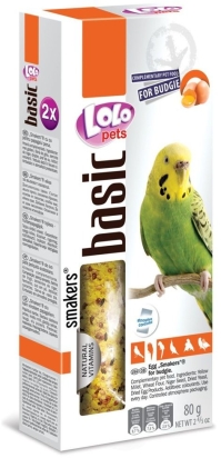 LOLO SMAKERS 2 klasy vajíčkové pro andulky 80 g