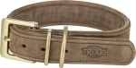 Obojek PURE kožený, hnědá, L-XL: 52-63 cm/ 40 mm
