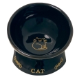 Nobby keramická miska pro kočky vyvýšená GOLDEN CAT 250ml
