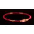 Flash light ring USB, blikací obojek, S-M: 40 cm/ ø 8 mm, červená (RP 2,10 Kč)