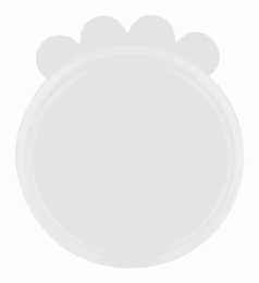 Víčko na konzervy, silikonové malé 7,6 cm/2 ks transparentní