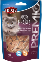 Premio HEARTS light- srdíčka z kachních prsíček a lososa 50g