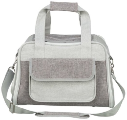 Transportní taška LIBBY, 25 x 27 x 42 cm, do 7 kg, šedá