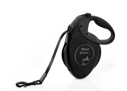 Flexi Giant Black Edition L pásek 8 m, max. 50 kg